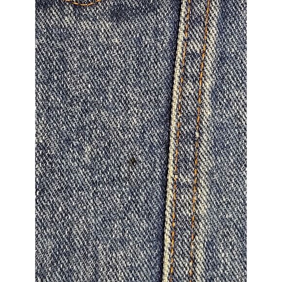 Vintage Denim Diamond Double U Size XL Jean Jacket Adjustable Waist Machine Wash - Picture 9 of 10